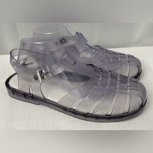 Melissa Transparent Purple Jelly Sandals
